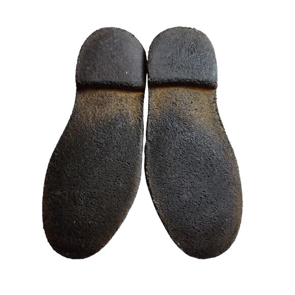 Clarks Originals Desert Chukka Boot Men Sz 10 Black Suede Natural Crepe Gum Sole - Picture 8 of 12